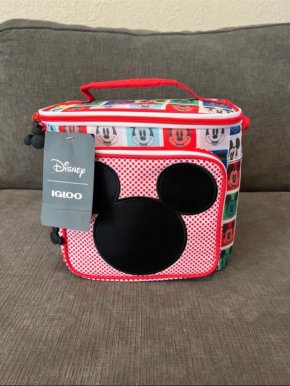Disney Red and White Insulated Lunch Case